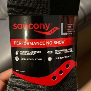 Saucony Performance No Show Socks 🧦 3 Packs